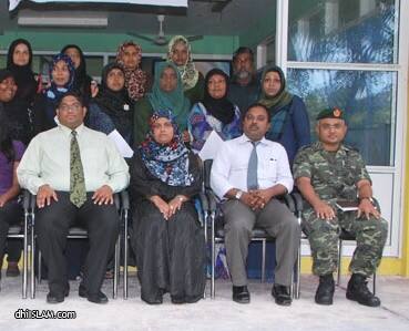 ކުޑަކުދިންގެ ހިޔާގެ މުވައްޒަފުންނަށް "ފަސްޓް ރެސްޕޮންޑާރސް ކޯސް" ހިންގައިފި