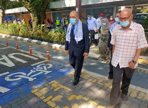 "ޖަލަން ފަލަސްތީން" ގެ ނަމުގައި މެލޭޝިއާގައި މަގެއް ހުޅުވާލައިފި
