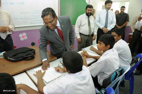 އަރަބި ތައުލީމު ދިނުމަށް އިތުރު ދެ ސްކޫލެއް އަޅާނެ ކަމަށް ރައީސް ވަހީދު ވިދާޅުވެއްޖެ