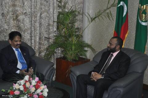 އިންޑިއާގެ އާ ސަފީރު، އިސްލާމިކް މިނިސްޓަރ އަރިހަށް އިހްތިރާމުގެ ޒިޔާރަތެއް ކުރައްވައިފި