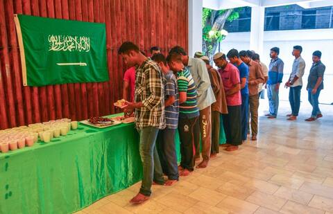 ސައުދީ އެމްބަސީގެ ރޯދަވީއްލުން ކޮންމެ ދުވަހަކު އިސްލާމީ މަރުކަޒުގައި