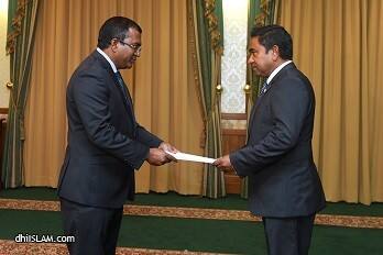 ހެލްތު މިނިސްޓަރުގެ މަޤާމަށް އަޙްމަދު ޡުހޫރު ‏ޢައްޔަނު ކުރައްވައިފި‏