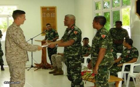 އެމެރިކާ ސިފައިންނާއި ގުޅިގެން ދިވެހި ސިފައިން ހިންގި އަސްކަރީ ތަމްރީނުތައް ނިންމާލައިފި