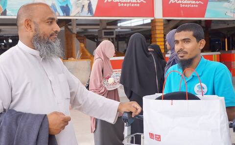 ޕީސްގެ ދައުވަތަށް ޝައިޚް ނަސީމް ރާއްޖެވަޑައިގެންފި