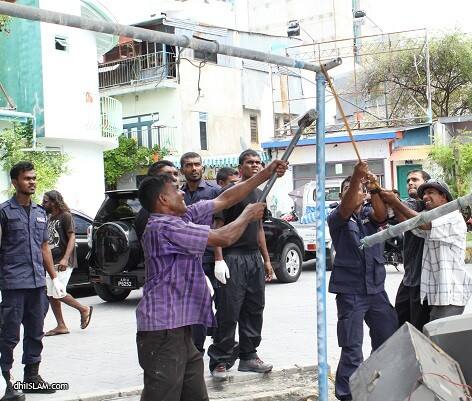 އަޑިޕާކާއި ސުނާމީ ބިނާ އަދި ކާނިވާ ސަރަޙައްދު ފުލުހުން ސާފުކޮށްފި