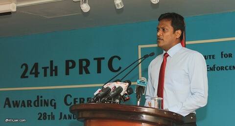 ޤާނޫނު ތަންފީޒު ކުރުމުގައި ފާޑުކިޔުން ތަކާއި ބިރުދެއްކުމަށް ފަސް ނުޖެހުމަށް ހޯމް މިނިސްޓަރު ގޮވާލައްވައިފި