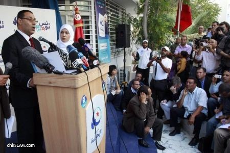 ތޫނިސްގެ ތާރީޚީ އިންތިޚާބުގައި އިސްލާމިކް އައްނަހްޟާ ޕާޓީން އެންމެ ކުރިހޯދައިފި