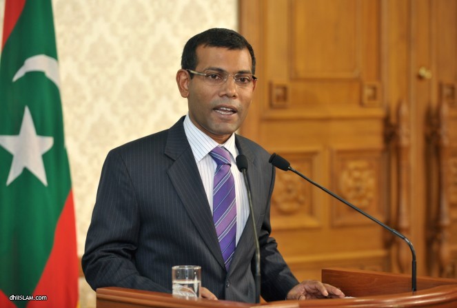"މީހަކު ބުނާހާ ގޮތަކަށް ހެއްލޭ ބަޔަކަށް، ބަޔަކު ދައްކާހާ ވާހަކަ އަކަށް އެނބުރޭ ބަޔަކަށް ވެގެނެއް ނުވާނެ" : ރައީސް ނަޝީދު