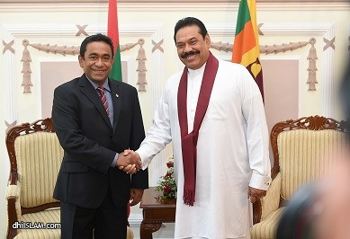 ސާކުގެ ހިންގުން ހަރުދަނާ ކުރުމާއި ގުޅޭގޮތުން ރައީސް ޔާމީނާއި ރައީސް ރާޖަޕަކްސަ މަޝްވަރާ ކުރައްވައިފި