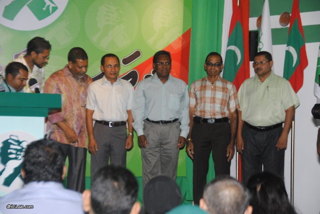  ޤައުމީ އިއްތިހާދް ޕާޓީގެ ޖަލްސާ - ދިއިސްލާމް ފޮޓޯ: އިބްރާހިމް އަސްވާގު