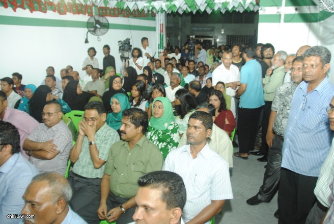  ޤައުމީ އިއްތިހާދް ޕާޓީގެ ޖަލްސާ - ދިއިސްލާމް ފޮޓޯ: އިބްރާހިމް އަސްވާގު